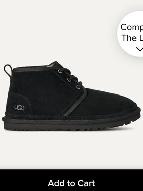 UGG Neumel Suede Chukka Boots - Black